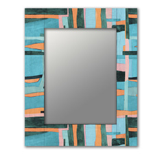 Настенное зеркало Лайт Блю 80х80 см Дом Корлеоне