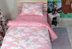 Детский комплект постельного белья TEX-STORY Единорожка Полуторный