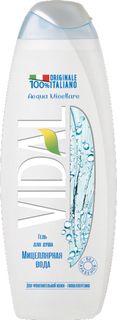 Гель для душа Vidal Мицеллярная вода Acqua Micellare 500мл