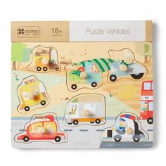Развивающая игра ANDREU Toys Пазл Транспортные Средства