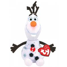 Мягкая игрушка со звуком TY Олаф снеговик Холодное Сердце 23см 90192