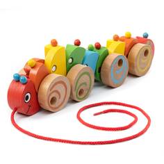 Развивающая игра ANDREU Toys Каталка Гусеница