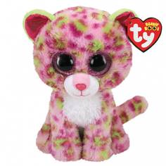 Мягкая игрушка TY Леопард розовый 15см 36312
