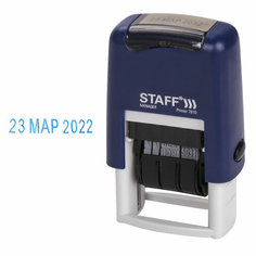 Датер-мини STAFF, месяц буквами, оттиск 22х4 мм, Printer 7810, 23хххх, 237432