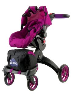 Коляска-трансформер для кукол 12 в 1 Buggy Boom Aurora Фиолетовая