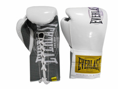 Перчатки боевые Everlast 1910 Classic белые 8 унций