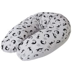 Подушка для кормления Ceba Baby Physio Multi Grey Cats трикотаж