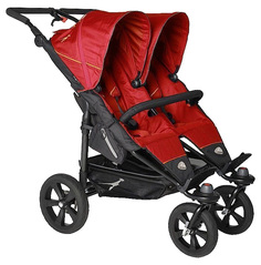 Коляска для двойни 2в1 TFK Twin Adventure/DuoX Tango Red T-TWA-19-345
