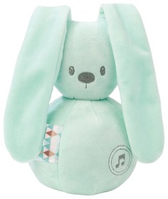 Игрушка мягкая Nattou Musical Soft toy Lapidou Кролик mint