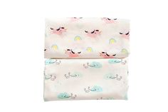 Комплект пеленок TinyTwinkle 120x120 2шт Cloud+Unicorn