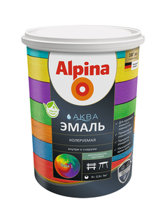 Эмаль Alpina Аква шелковисто-матовая База1 0,9 л