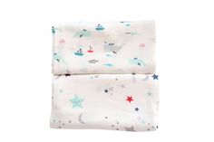 Комплект пеленок TinyTwinkle 120x120 2шт Sea Life+Twinkle Star
