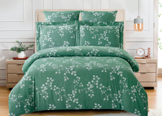 Постельное белье Cleo "Cotton Jacquard" сатин-жаккард CJ-11 Семейный 4 наволочки