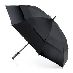 Зонт гольфер мужской механический Fulton S669-01 черный