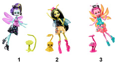 Игровой набор Mattel Цветочные мини-монстрики с питомцами
