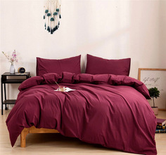 Комплект постельного белья Grazia-Textile 2 спальный бордовый