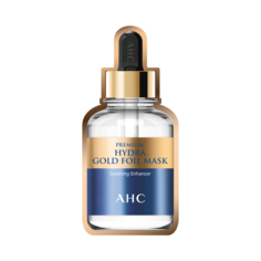 Маска для лица AHC Premium Mask целлюлозная со слоем золотой фольги 25 гр A.H.C