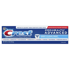 Зубная паста Crest Pro-Health Advanced Deep Clean Mint, 144 г