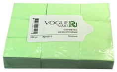 Безворсовые салфетки Vogue Nails зеленый 1000 шт