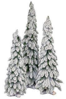 Ель искусственная National Tree Company Лесная свеча 31FTDF42 106 см зеленая заснеженная