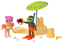 Игровой набор Playmobil Экстра-набор:Дети на пляже