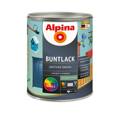 Эмаль Alpina Buntlack SM шелковисто-матовая База1 0,713 л