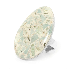 Кольцо из бижутерного сплава со стеклом Nature Bijoux NB20.2-19-23840