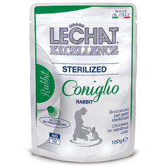 Влажный корм для стерилизованных кошек LECHAT EXCELLENCE , кролик, 100г