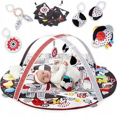 Коврик Kinderkraft развивающий 4Smart разноцветный KP4SMA00MUL0000