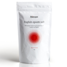 Английская соль для ванн Marespa, Эпсом «Розмарин и мята», 1 кг