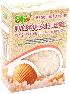 Нерафинированная морская соль с эфирными маслами ПРОТИВОВОСПАЛИТЕЛЬНАЯ взр сер Эко Плюс