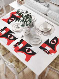 Комплект салфеток JoyArty "Маска японского демона Кабуки" (32х46 см, 4 шт.)