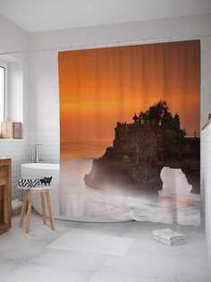 Штора для ванной JoyArty "Природа умеет фантазировать" 180х200 см с крючками