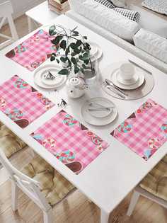 Комплект салфеток JoyArty "Стол сладостей" (32х46 см, 4 шт.)