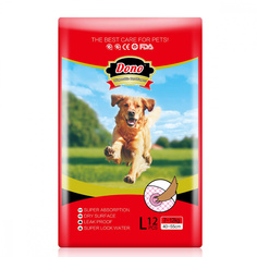 Подгузники для животных DONO NEW STYLE PET DIAPER одноразовые впитывающие размер L, 12шт