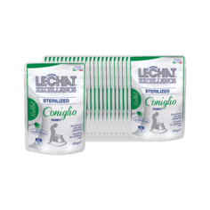 Влажный корм для стерилизованных кошек LECHAT EXCELLENCE , кролик, 24шт по 100г
