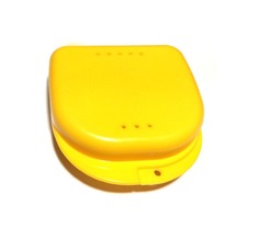 Контейнер для лекарств StaiNo пластиковый 82x85x29 желтый Plastic Box DB10