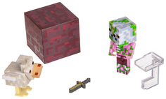 Minecraft 19978 Майнкрафт фигурка Pigman Jockey