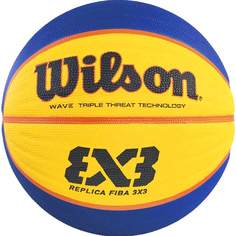 Баскетбольный мяч Wilson Fiba 3x3 Replica №6 blue/yellow