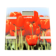 Весы напольные Lumme LU-1333 тюльпаны