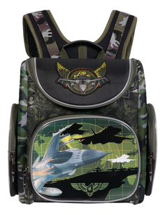 Рюкзак детский Grizzly RA-667-3 школьный Air Force