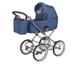 Коляска Noordline Nicole Classic Chrom 3 в 1 Blue