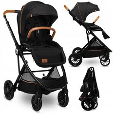 Коляска прогулочная Lionelo Dani Black Onyx