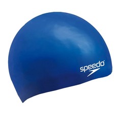 Шапочка для плавания Speedo Molded Silicone Cap Jr blue