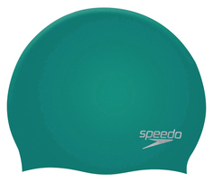 Шапочка для плавания Speedo Plain Molded Silicone Cap green