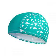 Шапочка для плавания Speedo Printed Polyester Cap Jr turquoise