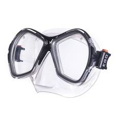 Маска для плавания Salvas Phoenix Sil Mask серебристая/черная