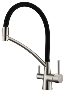 Смеситель для кухонной мойки Paulmark Sigen 213111-NI Никель