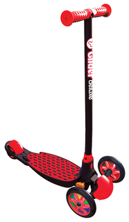 Самокат-кикборд Glider Deluxe красный Yvolution