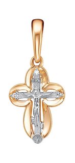 Кулон из красного золота с бриллиантом Империал P1069-120 Imperial